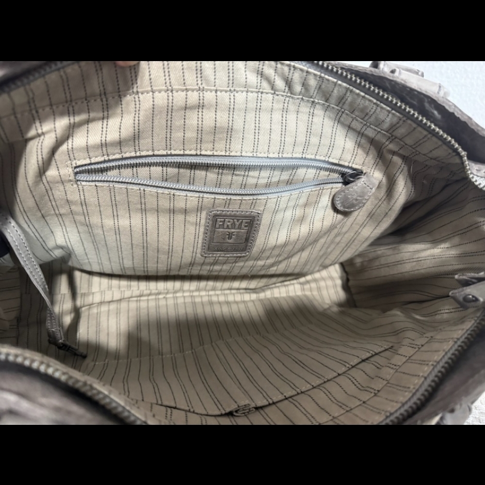 Frye Stone Leather Satchel - Picture 3 of 5